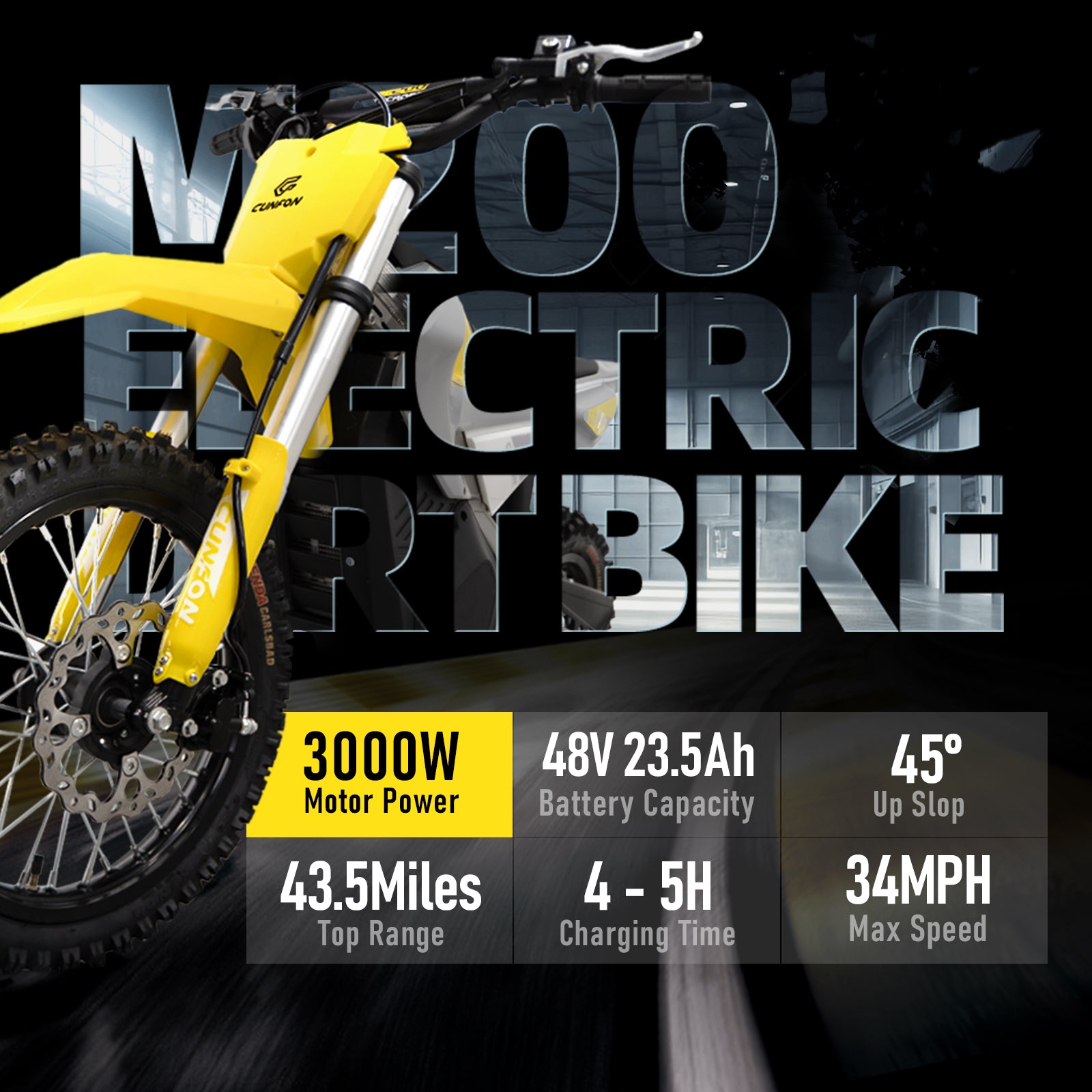 Cunfon M200 Electric Dirt Bike