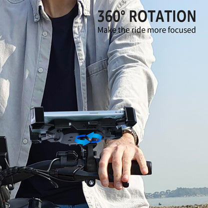 Phone Mount Holder, Bicycle Scooter Phone Clip, Black