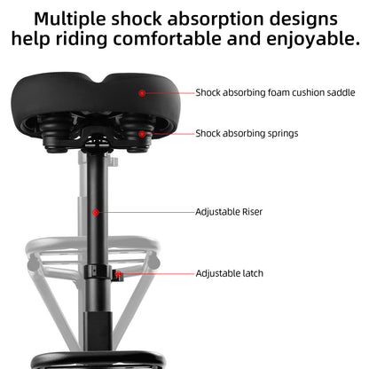 Removable Seat for RZ800 RZ1000 E Scooter, Black