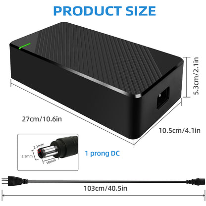 48V 6A E-Scooter Fast Charger(1 Plugs) for RZ800, RZ1000