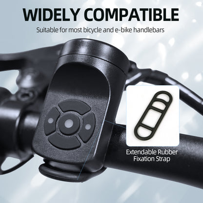 Electric Bike Horn with Anti-Theft Alarm, USB Charging