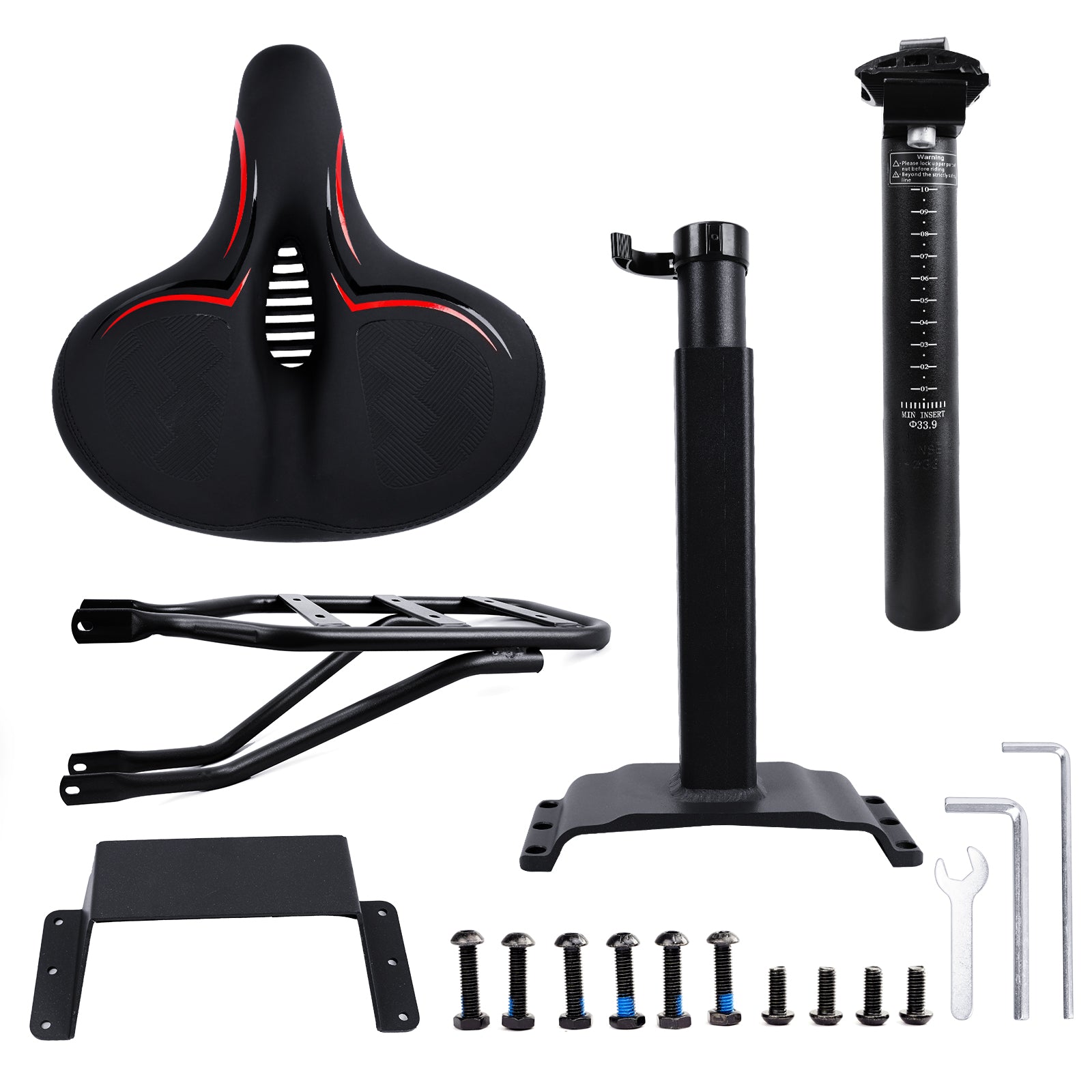 Removable Seat for RZ800 RZ1000 E Scooter, Black