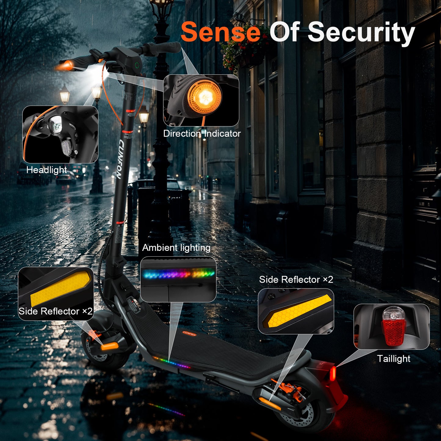 Cunfon RS500 Electric Scooter 1000W